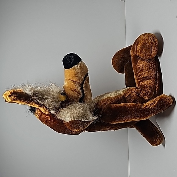 Vintage Wile E. Coyote Stuffed Animal Plushie Plush Warner Bros 1992 Mighty Star - Picture 4 of 16